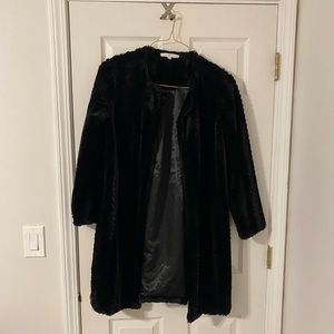 Black Faux Fur Jacket